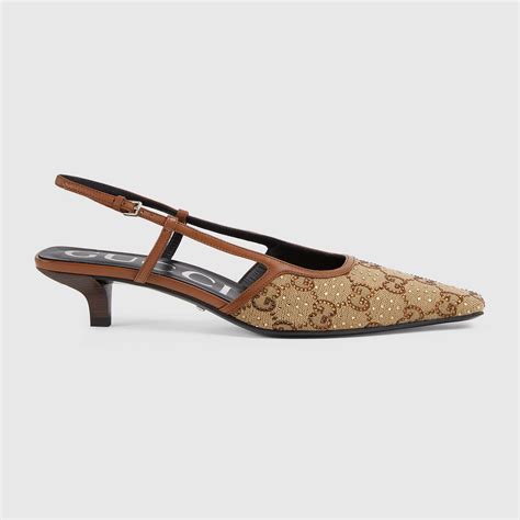 gucci damesschoenen|Gucci slingback shoes for women.